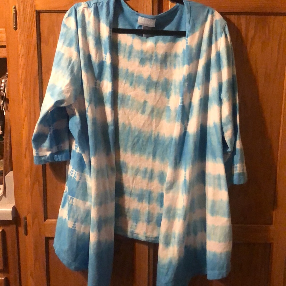 Cute Liz & Me tie dyed cotton cardigan